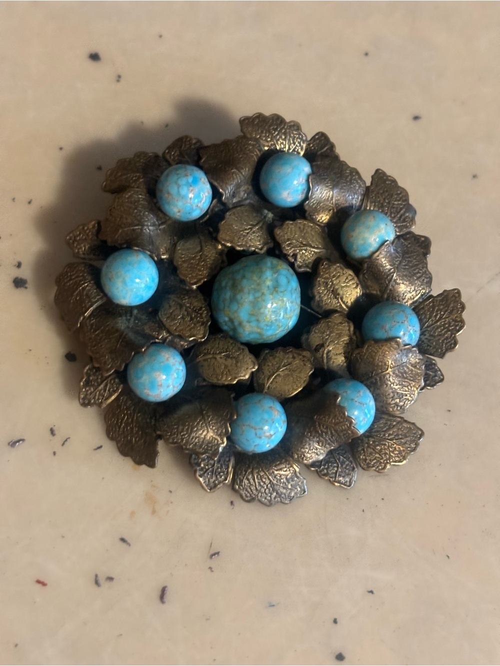 Vintage Brutalist Brooch/Pendant-1930s-40s